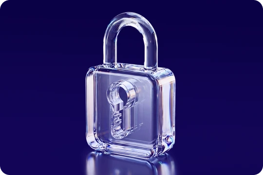 A glass padlock: enterprise-grade data protection